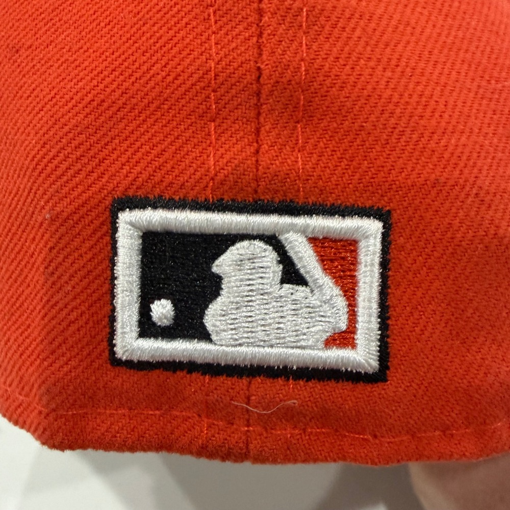 New Era 59FIFTY San Francisco Giants 50th Anniversary Fitted Hat 7 1/4 Orange - Picture 4 of 6